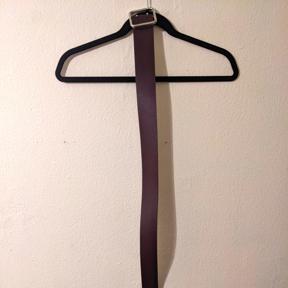 EUC Women's Size M Purple/Burgundy Belt Target Brand